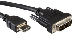 Roline VALUE DVI kabel, DVI-D (18+1) M na HDMI M, plasma kon
