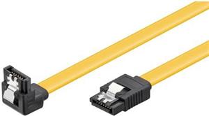 Kabel SATA 3.0, 6 Gb/s, NaviaTec L-type 0,5m, metalne kopče,