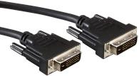 Roline VALUE DVI kabel, DVI-D (24+1) M/M, dual link, 1.0m, 1