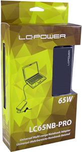 Punjač za notebook LC POWER LC65NB-PRO, 65W, univerzalni