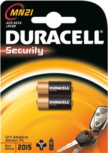 Baterija DURACELL MN21 B2, 2 baterije A23/23A/V23GA/LRV08/BL