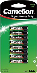 Baterija Zinc-Carbon 1,5V AAA - blister 4+4 kom, Camelion GR