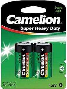 Baterija Zinc-Carbon 1,5V R14 - blister 2 kom, Camelion GREE