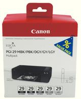 Canon tinta PGI-29 MBK/PBK/DGY/GY/LGY/C