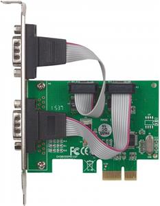Kontroler PCI-E, MANHATTAN, 2x serijski port (DB9)
