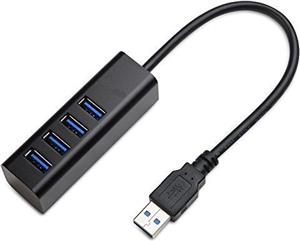 USB HUB ASONIC 4-portni, N-UH325-a-b, USB 3.0, aluminijsko k