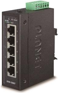 Planet ISW-500T Industrial 5-Port RJ45 100Mbps Compact Ether