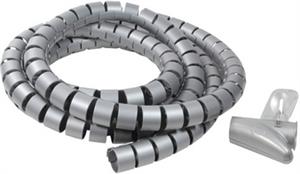 Kab. spirala za skrivanje kabela, fi 25 mm/2,5m, srebrna, kp