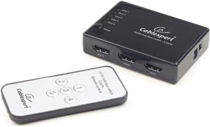 Gembird HDMI interface switch, 5 ports Infrared remote control