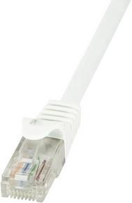 U/UTP prespojni kabel Cat.6 PVC CCA AWG24, bijeli, 0,5 m
