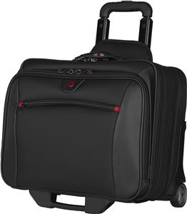 Wenger Potomac torba za 17", dodatni slim case za 15.4" prijenosnik sa kotačima, crna