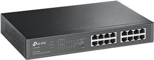 TP-Link TL-SG1016PE 16-port Gigabit Easy Smart Desktop/Rackmount PoE+ preklopnik (Switch), 16×10/100/1000M RJ45 ports, 8×PoE+ ports, metalno kućište