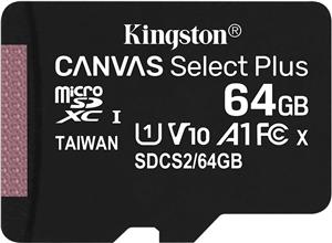 Memorijska kartica Kingston 64GB micSDXC Canvas Select Plus 