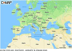 C-MAP DISCOVER M-EM-Y203-MS Adriatic & Ionian Seas, M-EM-Y20