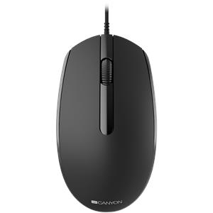 Canyon Wired optical mouse with 3 buttons, DPI 1000, with 1.