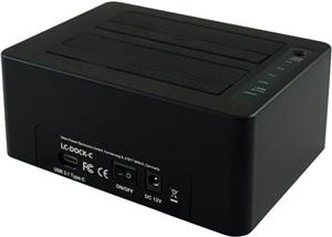 LC Power LC-DOCK-C - HDD docking station - SATA - USB 3.1 (G