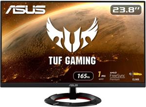 Ausu TUF VG249Q1R Gaming Monitor, 23.8" Full HD, IPS, Overclockable 165Hz(Above 144Hz), 1ms MPRT, Extreme Low Motion Blur™, FreeSync™ Premium, Shadow Boost