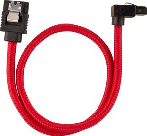CORSAIR Premium sleeved SATA cable with 90° connector 2-pack