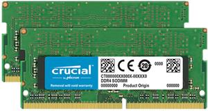 Crucial - DDR4 - 8 GB: 2 x 4 GB - SO-DIMM 260-pin, CT2K4G4SFS8266