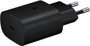 Punjač SAMSUNG TA800, 25W Fast Charge USB-C, bez kabela, crn
