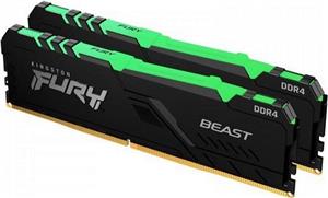 Kingston DDR4 FURY Beast RGB, 3200MHz, 2x16, 32GB, KF432C16B