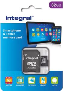 INTEGRAL 32GB SMARTPHONE & TABLET MICRO SDHC class10 UHS-I U