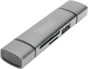 DIGITUS DA-70886 - card reader - USB 3.0/USB-C