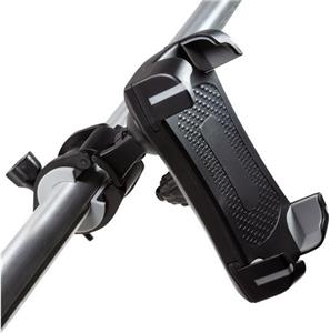 Biciklistički nosač za mobitel širine 60-90 mm, okretni 360°, crni