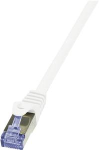 S/FTP prespojni kabel Cat.6a LSZH Cu AWG26, bijeli, 3,0 m