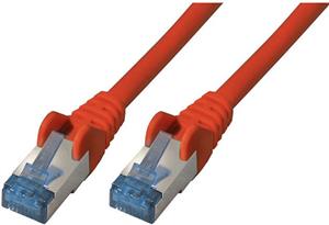 Patchkabel CAT6a RJ45 S/FTP 0,25m Red