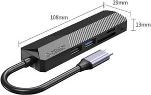 Docking station USB-C, 5 in 1, USB 3.0, USB 2.0, HDMI, SD + TF, ORICO MDK-5P