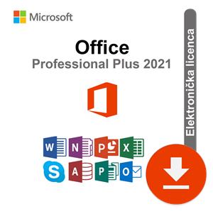 Microsoft Office 2021 Professional Plus ESD elektronička lic