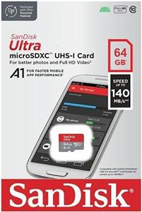 SANDISK MEMORIJSKA KARTICA MicroSDXC UHS-I 140MB/s 64GB
