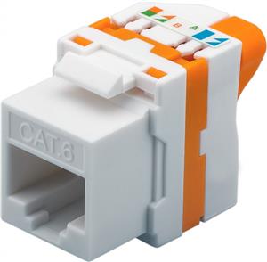 Techly 028573 Keystone RJ45 UTP Cat6 self-contained, up to PoE