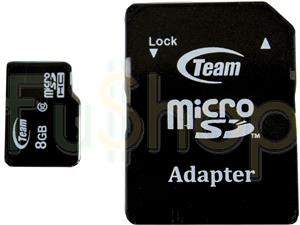 Team - flash memory card - 8 GB - microSDHC