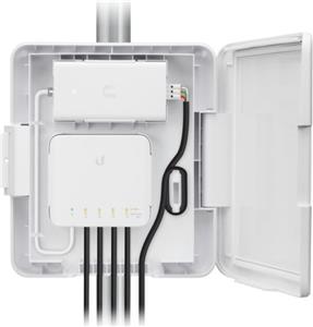 Ubiquiti Networks outdoor weatherproof enclosure designed for use with the UniFi Switch Flex