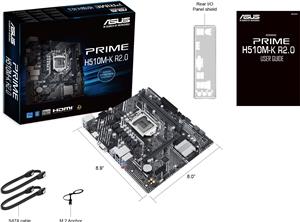 ASUS Mainboard PRIME H510M-K R2.0 - Micro ATX - Socket Intel
