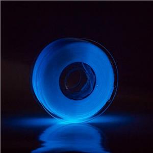 Filament for 3D, PLA, 1.75 mm, 1 kg, glow blue