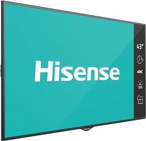 Hisense digital signage display 43B4E31T 43'' / 4K / 500 nits / 60 Hz / (18h / 7 days)
