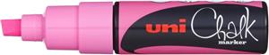 Marker Uni pwe-8k kreda fl. roza