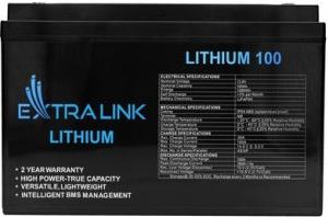 Extralink LiFePO4 100Ah | Akumulator | 12.8V, BMS