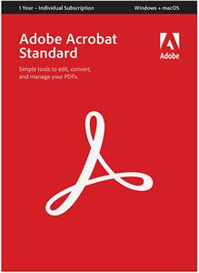Adobe Acrobat Standard DC for teams IE/EUE COM
