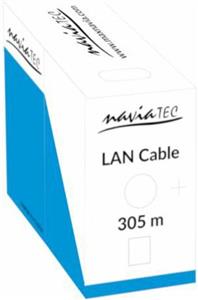 Kabel mrežni NaviaTEC FTP, Cat. 5e, 1m, CCA, 24AWG, Tvrdi, S