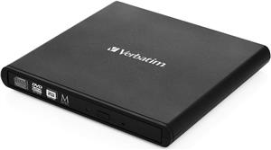 Verbatim 98938 Slimline Burner 8x DVDÂ±R 8x DVD-RAM USB 2.0 Black external