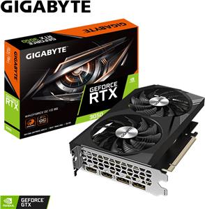 Graphics card GIGABYTE GeForce RTX 3050 WINDFORCE OC V2 8G, 8GB GDDR6, PCI-E 4.0