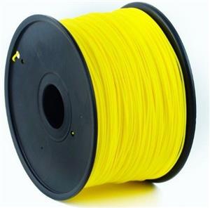 ABS plastic filament for 3D printers, 1.75 mm diameter, yellow, 1kg