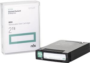 RDX 2TB Removable Disk Cartridge, 2:1 compression, 100/200 MB/s, FAT32/NTFS/ext2/ext3