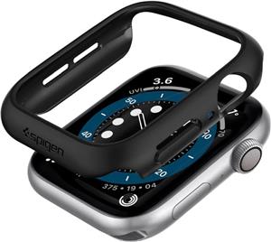 Spigen Thin Fit, zaštitna maska za Apple pametni sat, crna - Apple Watch SE 2022/6/SE/5/4 (44mm)