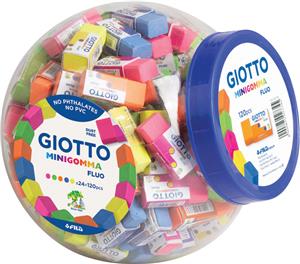 Gumica Minigomma Giotto Fila 2327 sortirano fluo boje