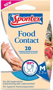 Spontex Einmalhandschuhe Food Contact 20er Pack Gr. 7